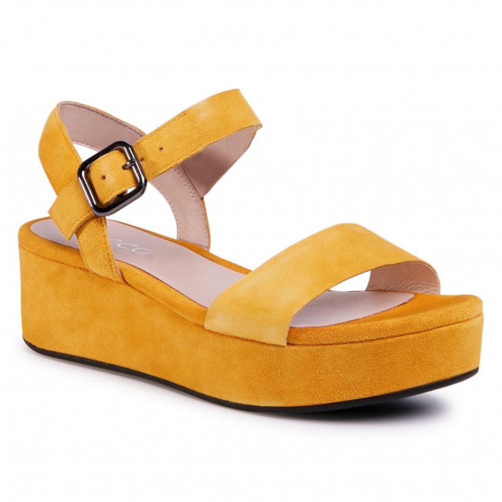 ECCO Plateau Quarter Strap Platform Sandal